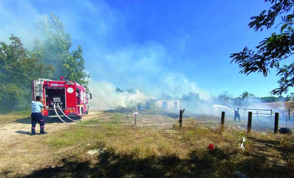 Önerler'deki Yangın Korkuttu