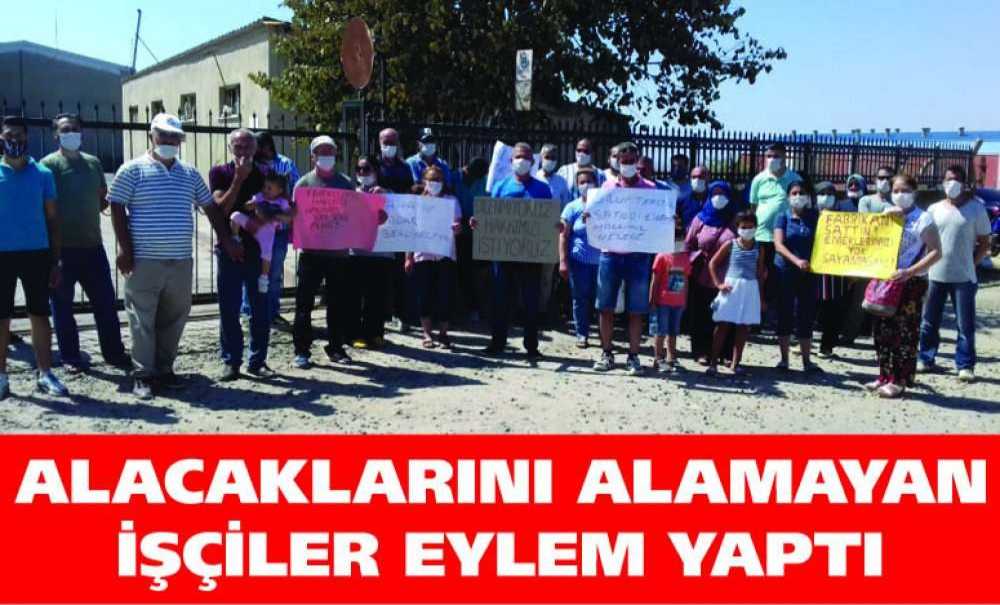 Alacaklarını Alamayan İşçiler Eylem Yaptı
