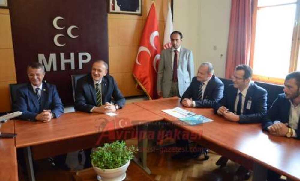 Çorlu Gazeteciler Derneği Üyeleri Mhp Grup Başkanvekili Oktay Vural Ile Görüştü