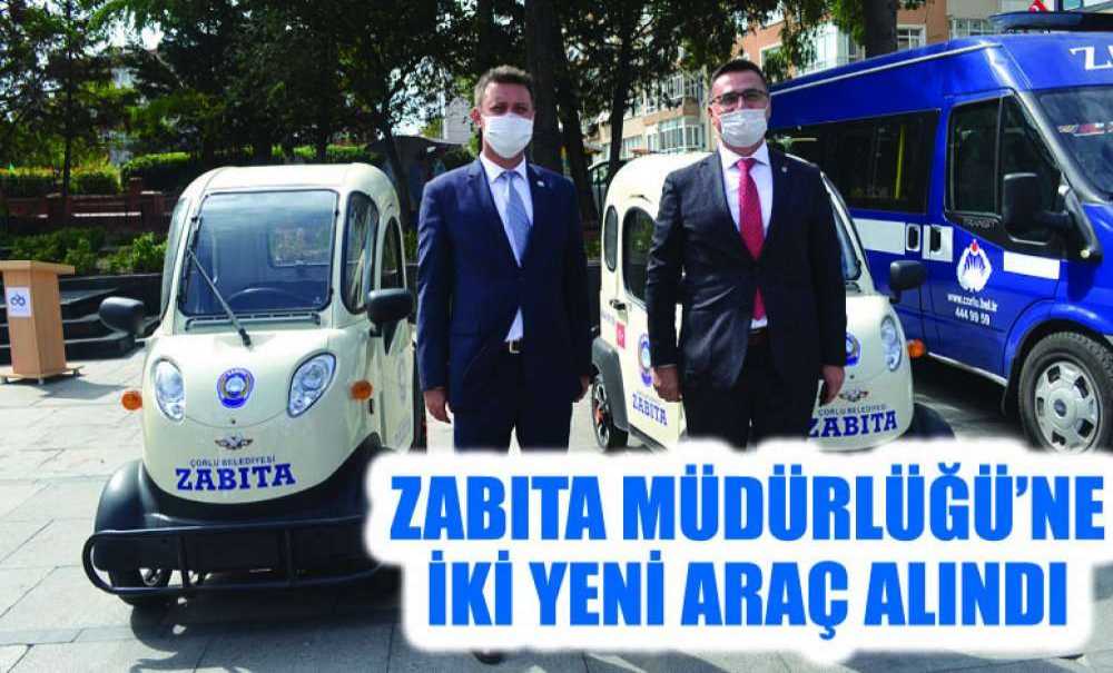 Zabıta Müdürlüğü'ne İki Yeni Araç Alındı