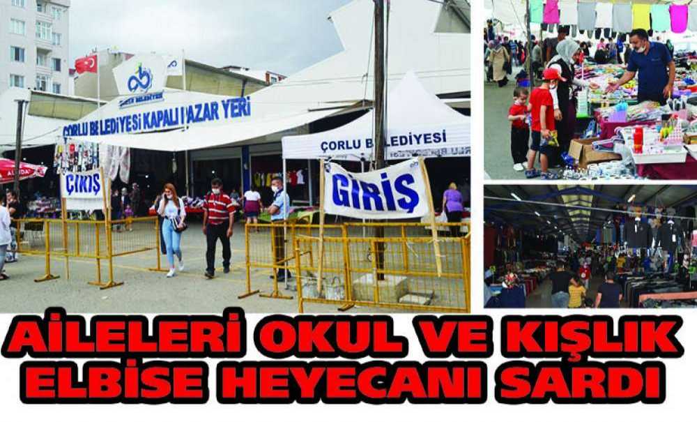 Aileleri Okul Ve Kışlık Elbise Heyecanı Sardı