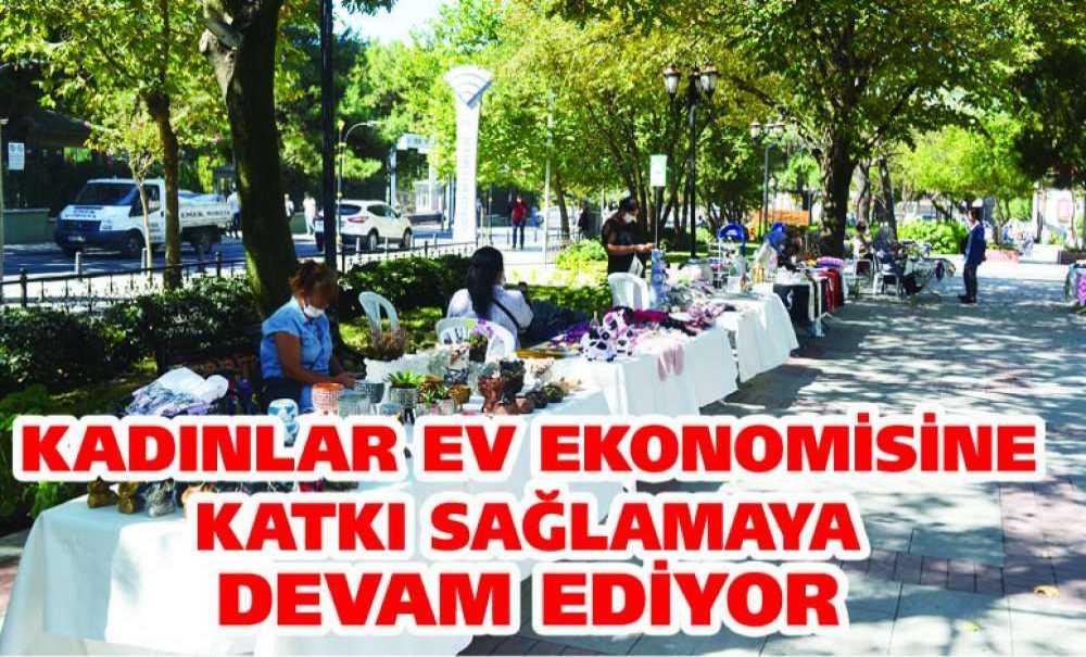 Kadınlar Ev Ekonomisine Katkı Sağlamaya Devam Ediyor