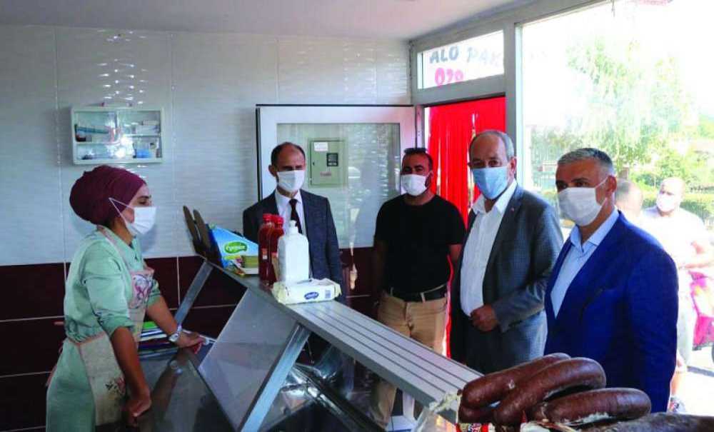 Marmaraereğlisi'nde Korona Virüs Denetimler Yapıldı