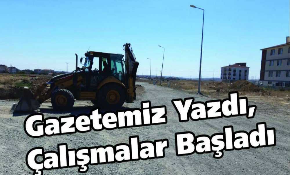 Gazetemiz Yazdı, Çalışmalar Başladı
