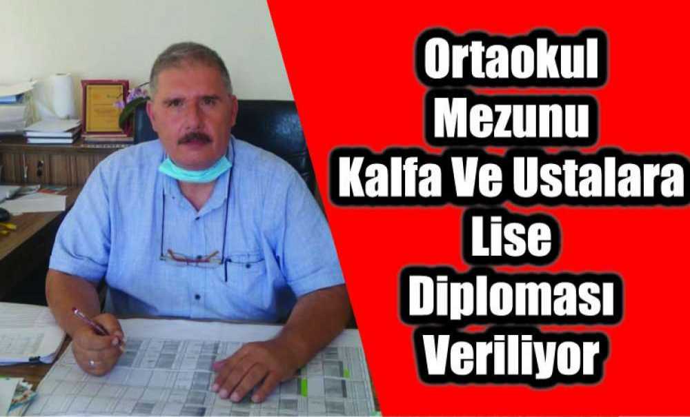 Ortaokul Mezunu Kalfa Ve Ustalara Lise Diploması Veriliyor
