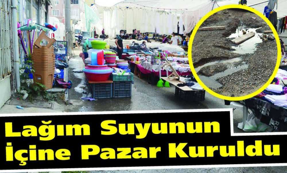 Lağım Suyunun İçine Pazar Kuruldu
