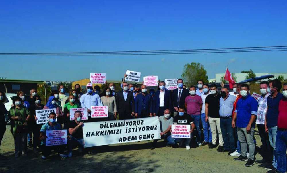 Chp İşçilere Destek Verdi