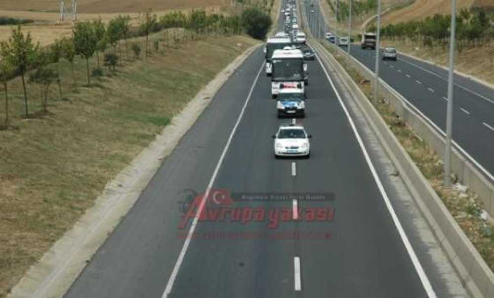 Çorlu`da Türkçe Olimpiyatları Konvoyu