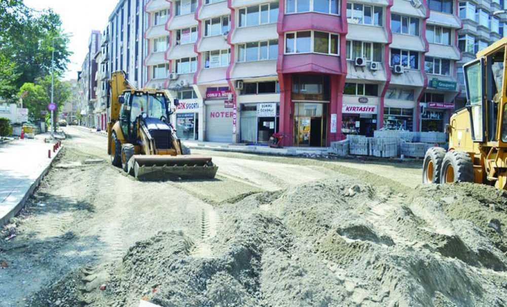 Kaldırım Çalışmaları Tamamlandı, Asfaltının Atılması Bekleniyor