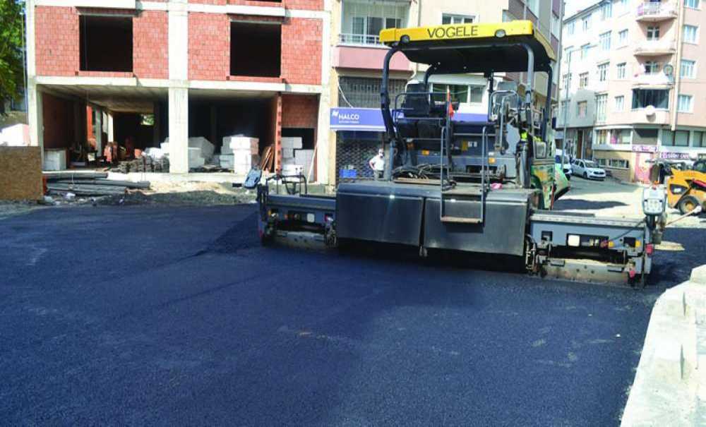 Hülya Sokağın Asfaltı Atıldı