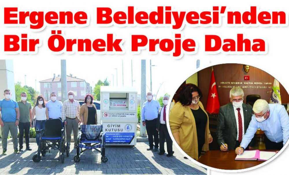 Ergene Belediyesi'nden Bir Örnek Proje Daha