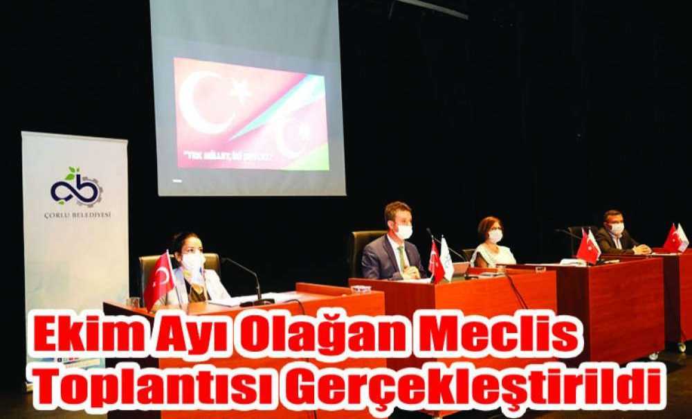 Ekim Ayı Olağan Meclis Toplantısı Gerçekleştirildi