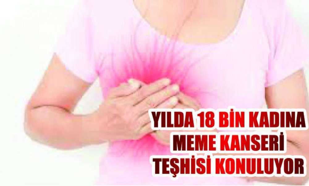 Yılda 18 Bin Kadına Meme Kanseri Teşhisi Konuluyor