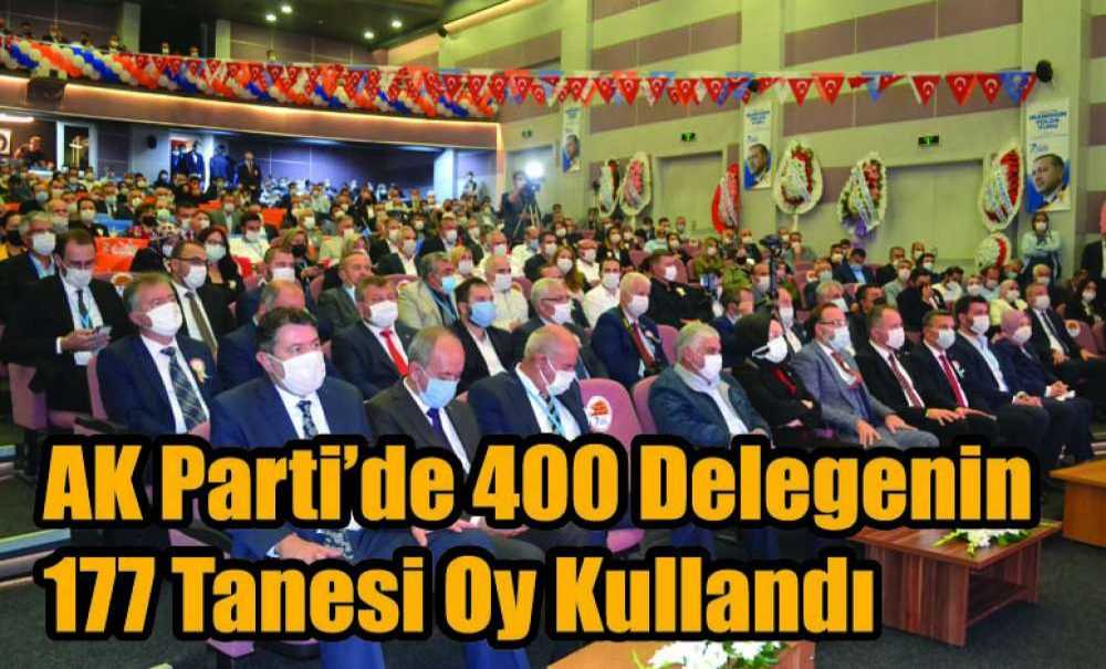 Ak Parti'de 400 Delegenin 177 Tanesi Oy Kullandı