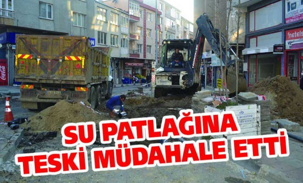 Su Patlağına Teski Müdahale Etti