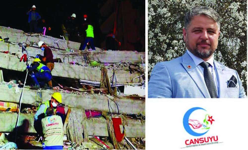 Cansuyu Derneği İzmir Depremi'nde Seferber Oldu