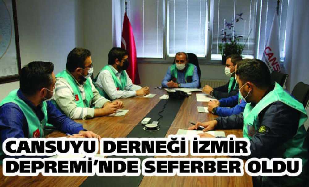 Cansuyu Derneği İzmir Depremi'nde Seferber Oldu