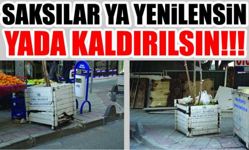Saksılar Ya Yenilensin Yada Kaldırılsın!!!