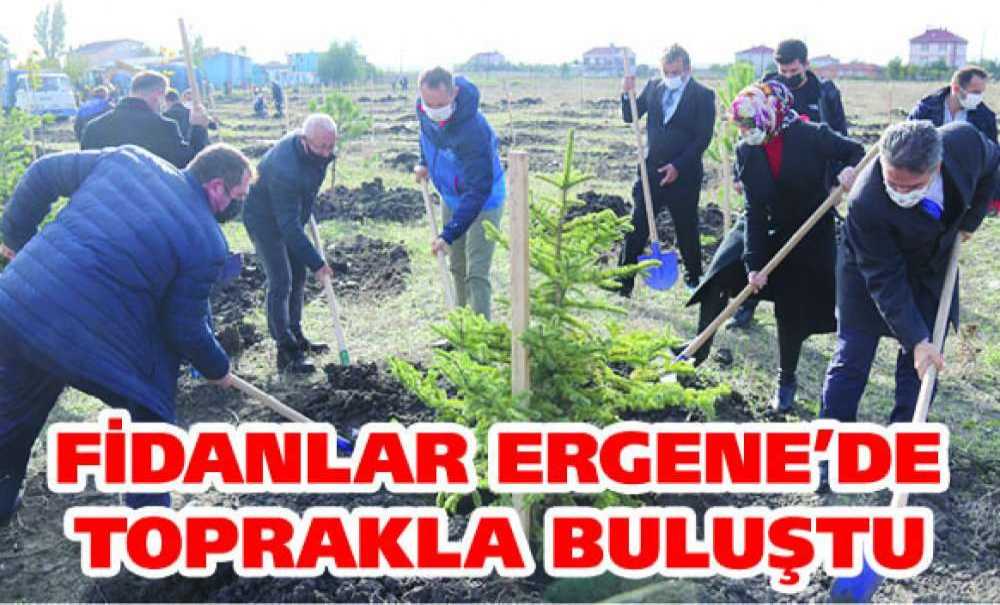 Fidanlar Ergene'de Toprakla Buluştu
