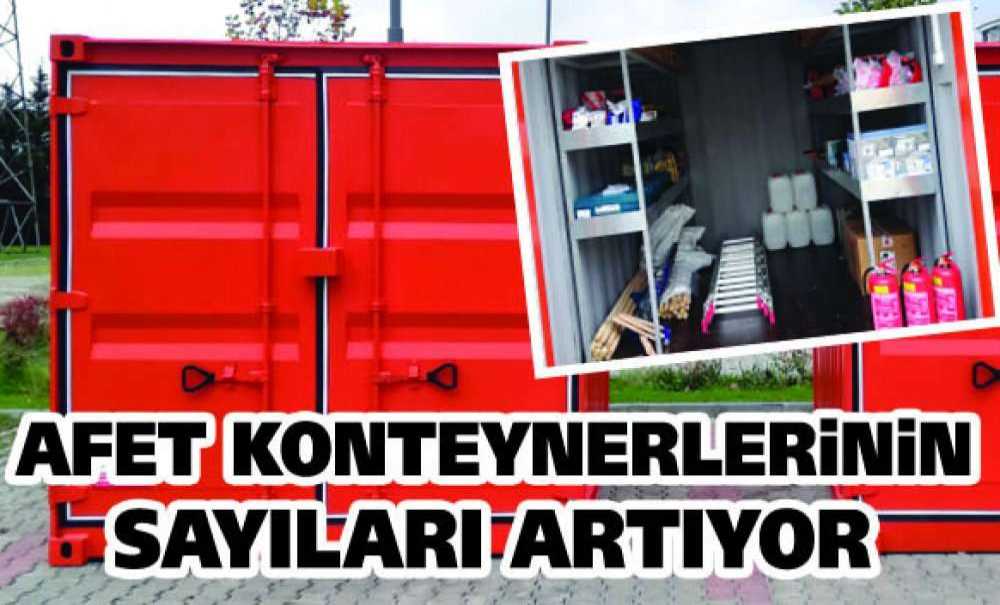 Afet Konteynerlerinin Sayıları Artıyor