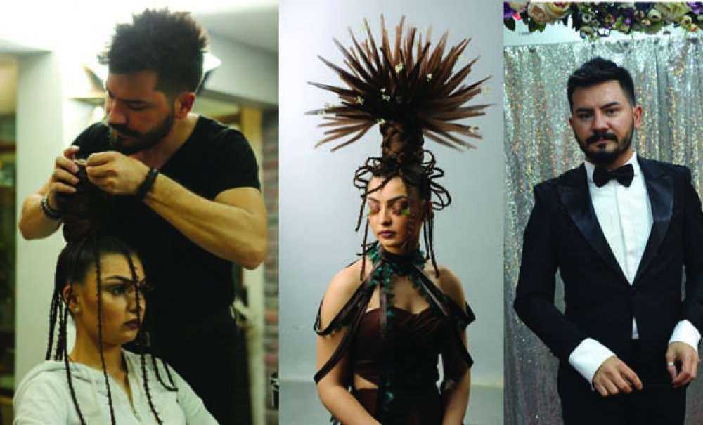 Kuaför Gökmen Balkan Çorlu'yu Temsil Etti