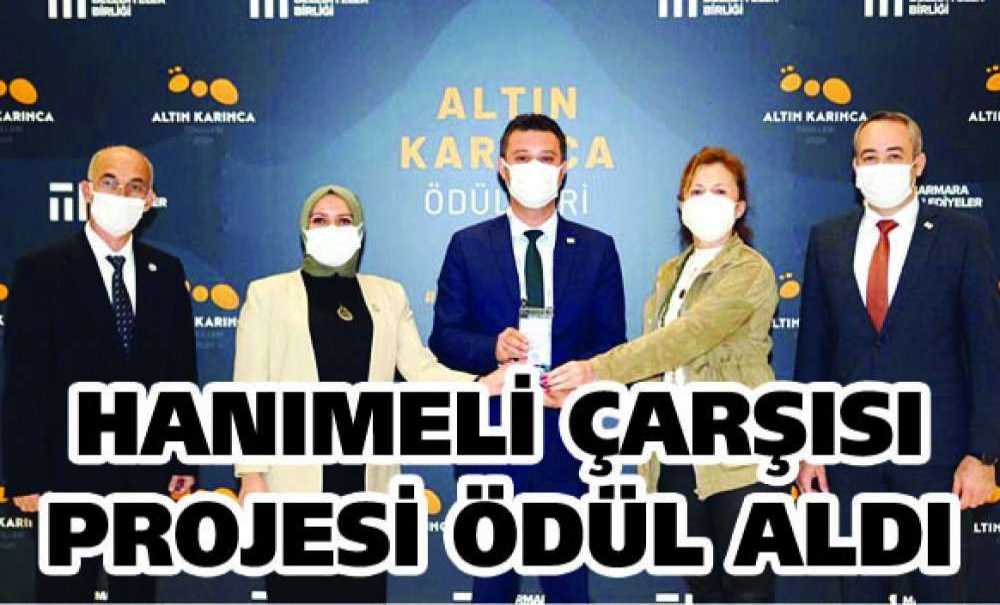 Hanımeli Çarşısı Projesi Ödül Aldı