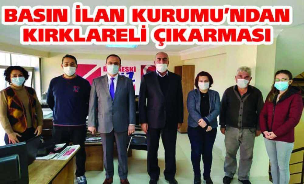 Basın İlan Kurumu'ndan Kırklareli Çıkarması