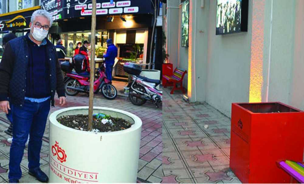 Saksıları, Çöp Kutusu Zannedenler Var!!!