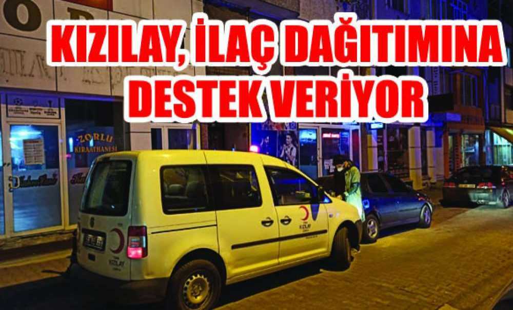 Kızılay, İlaç Dağıtımına Destek Veriyor