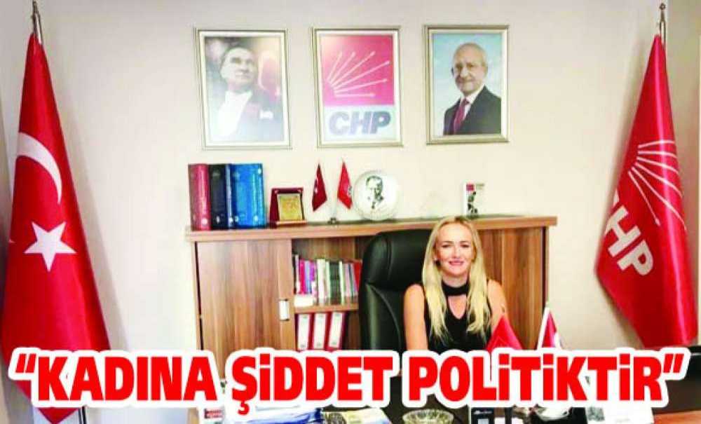 Chp Kadın Kolları'ndan Açıklama: “Kadına Şiddet Politiktir”