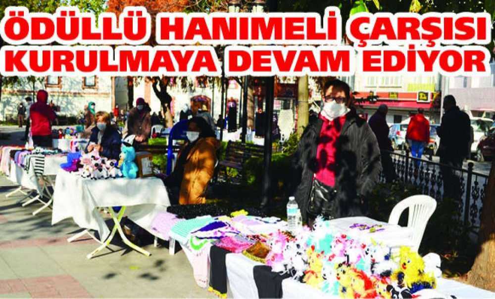 Ödüllü Hanımeli Çarşısı Kurulmaya Devam Ediyor