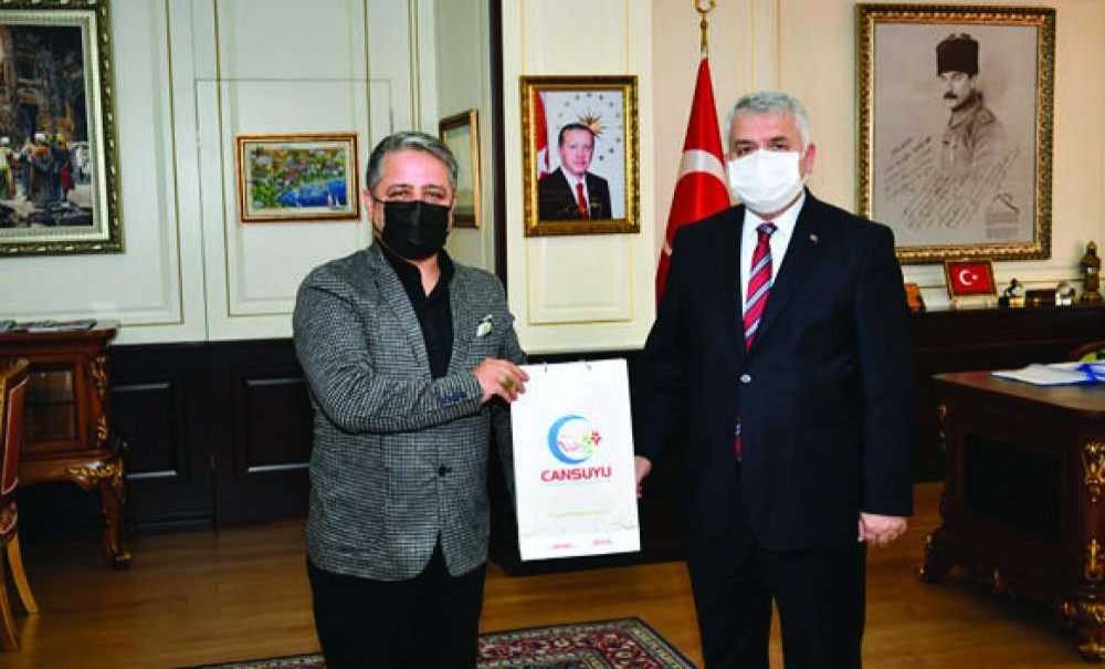 Cansuyu Derneği Vali Yıldırım'ı Ziyaret Etti