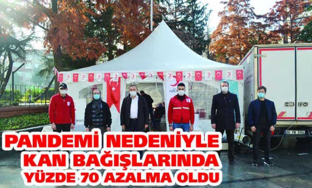 Pandemi Nedeniyle Kan Bağışlarında Yüzde 70 Azalma Oldu