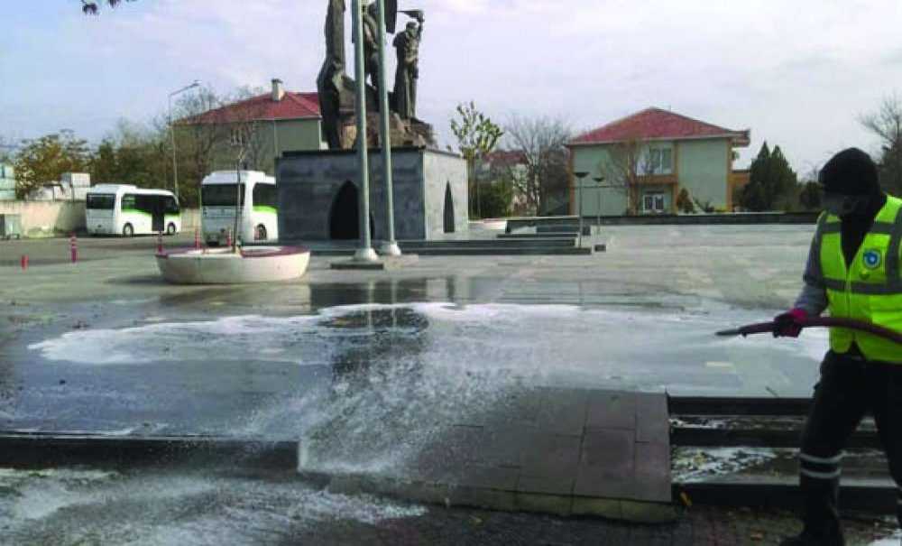 Ergene'de Dezenfekte Çalışmaları Sürüyor