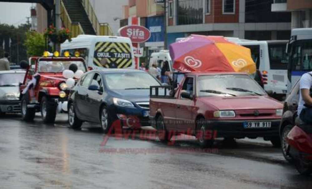 Düğüncüleri Yağmur Bile Durduramadı