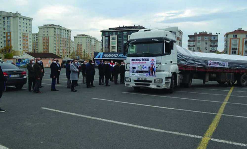 Mazlumlar İçin Yardım Tir'ı Yola Çıktı