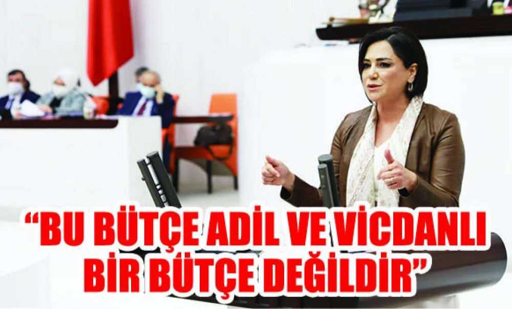 “Bu Bütçe Adil Ve Vicdanlı Bir Bütçe Değildir”