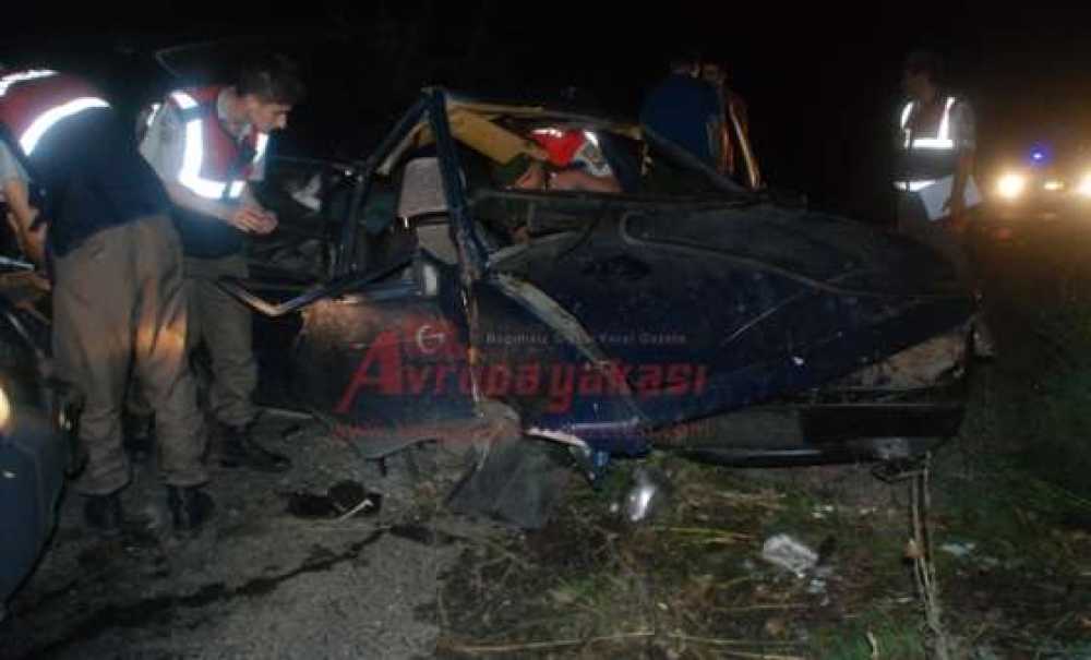 Çorlu`da Kaza 2 Ölü