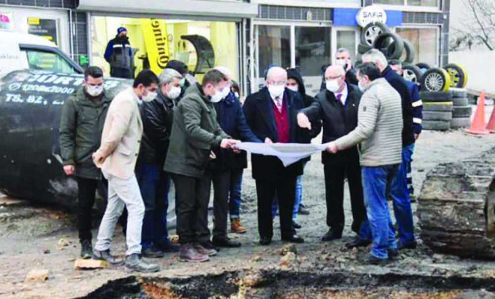 Başkan Albayrak Altyapı Çalışmalarını İnceledi