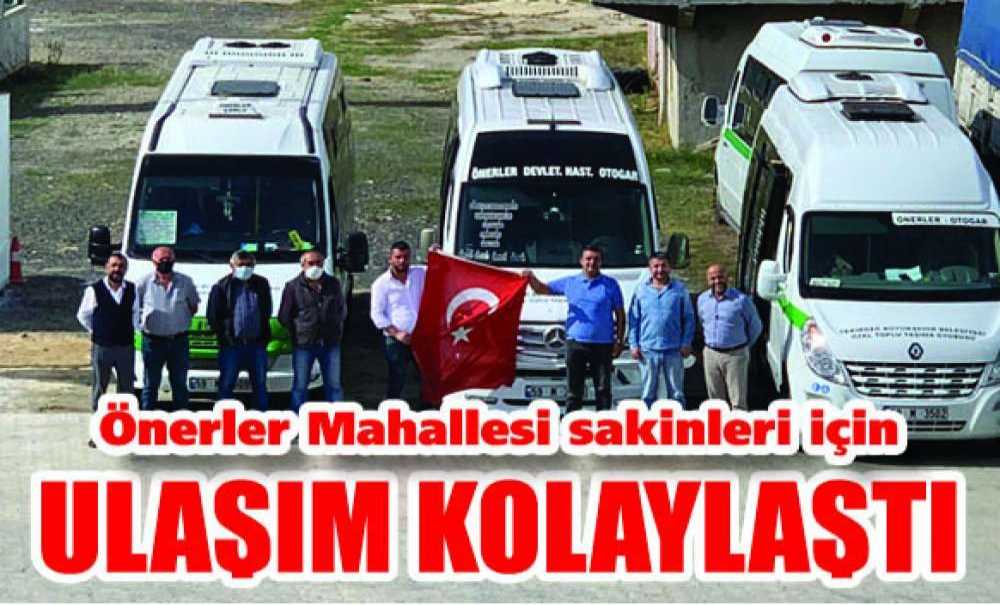 Önerler Mahalle Sakinleri İçin Ulaşım Kolaylaştı