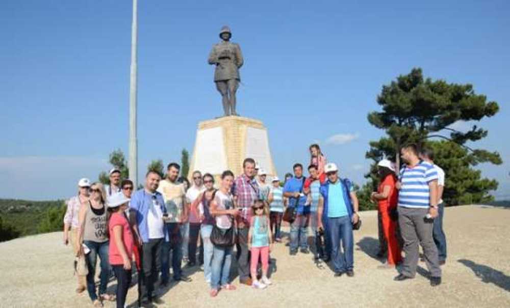 Çorlu Gazeteciler Derneği'nden Çanakkale Çıkarması