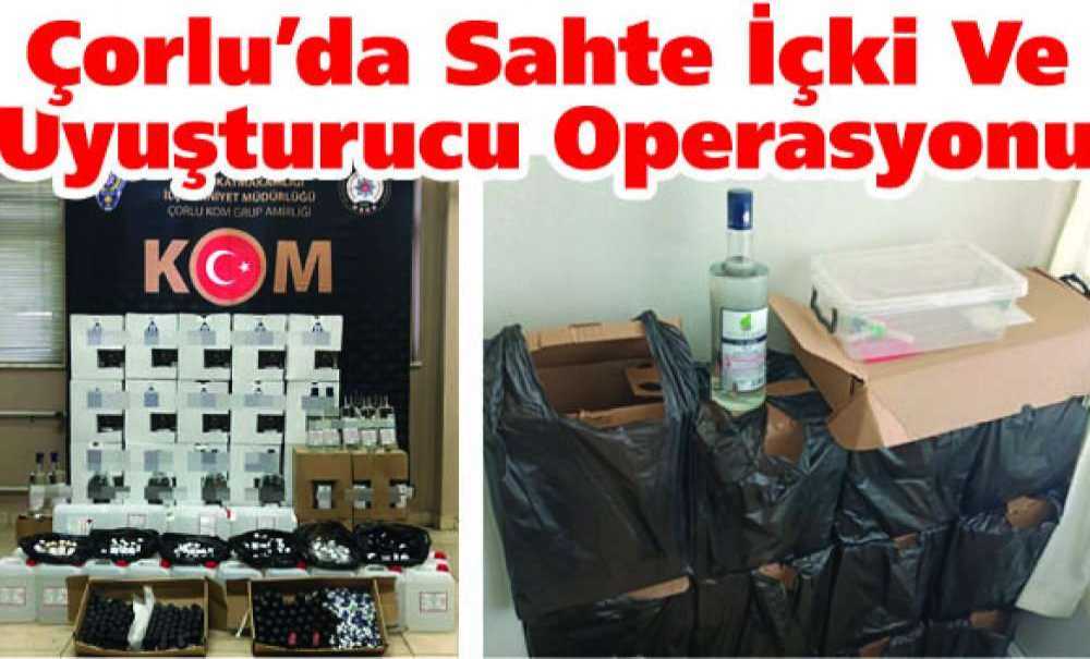Sahte İçki Ve Uyuşturucu Operasyonu