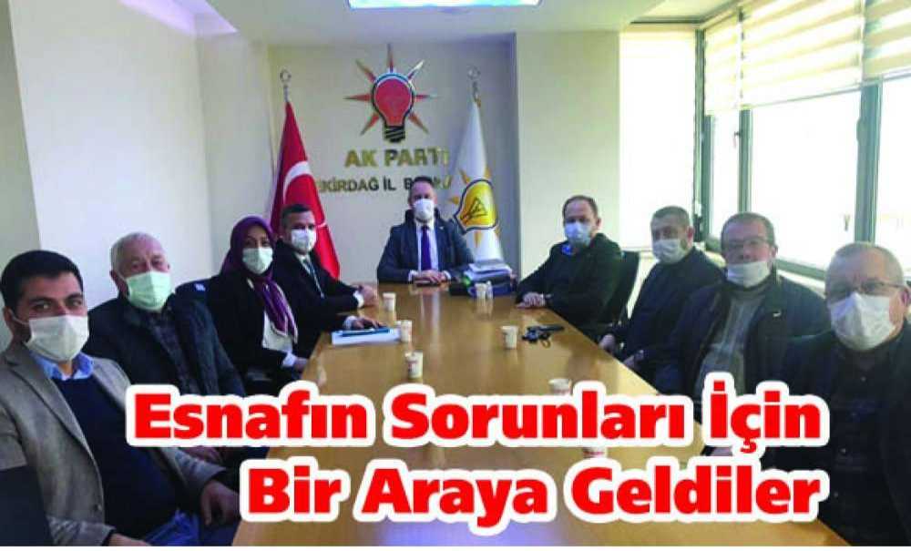 Esnafın Sorunları İçin Bir Araya Geldiler