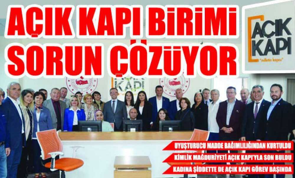 Açık Kapı Birimi Sorun Çözüyor