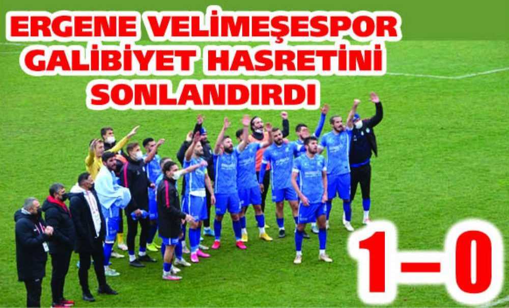 Ergene Velimeşespor Galibiyet Hasretini Sonlandırdı