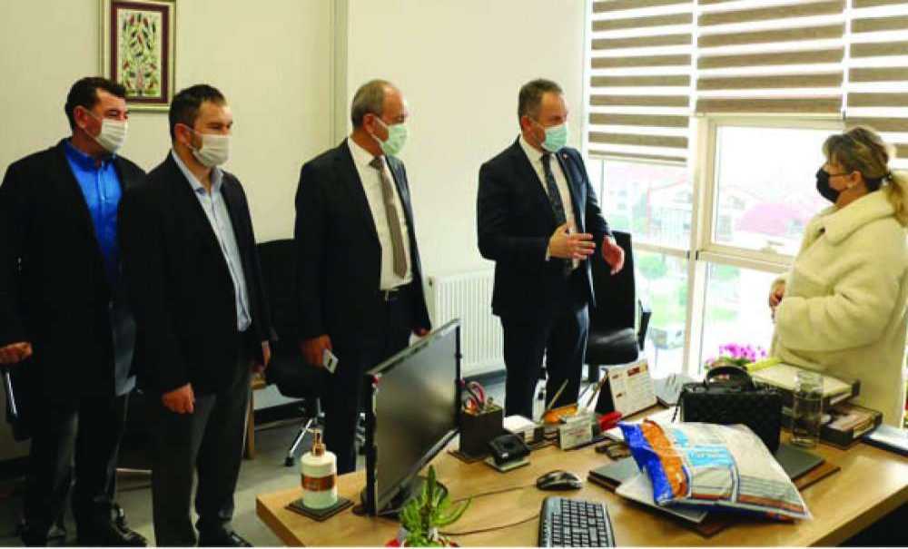 Ak Parti Tekirdağ İl Başkanı Mestan Özcan'dan Başkan Ata'ya Ziyaret