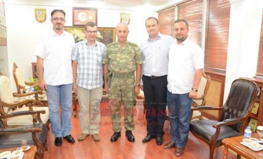 Çorlu Gazeteciler Derneği'nden 5. Kolordu Komutanı Nazım Altıntaş'a Ziyaret