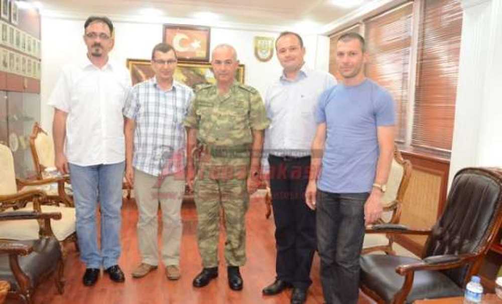 Çorlu Gazeteciler Derneği'nden 5. Kolordu Komutanı Nazım Altıntaş'a Ziyaret