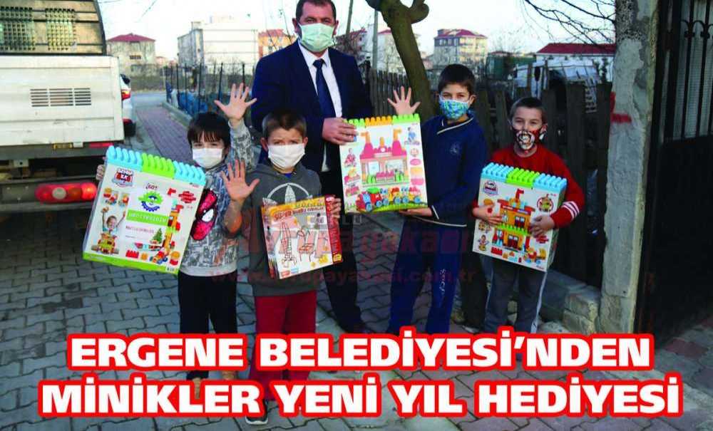 Ergene Belediyesi'nden Minikler Yeni Yıl Hediyesi