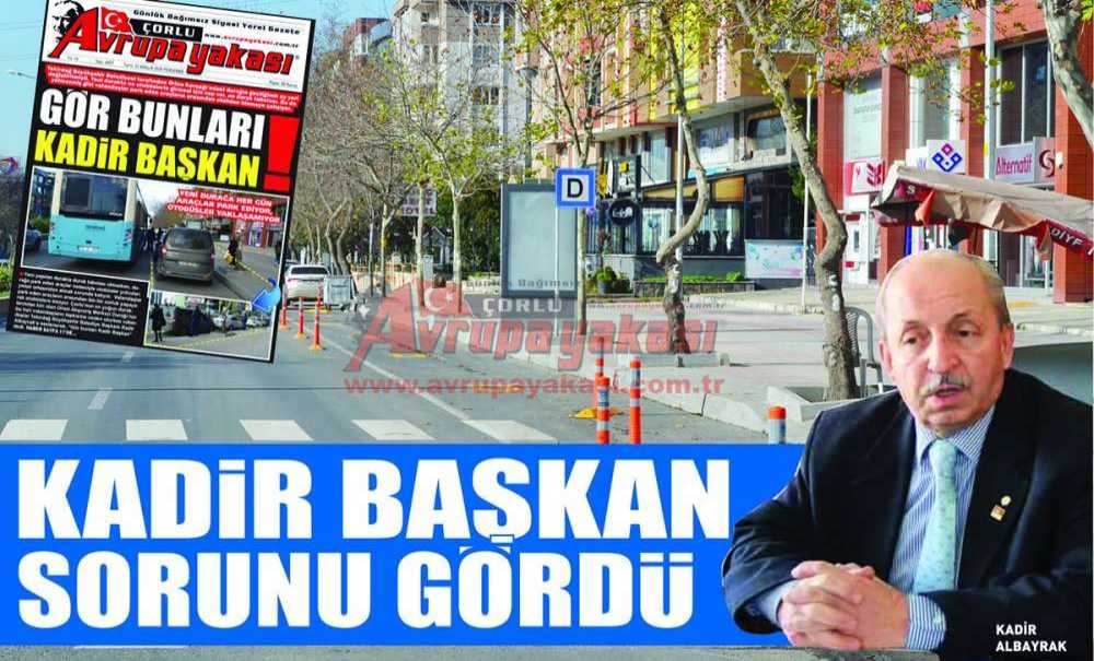 Gazetemiz Yazdı, Durakta Düzenleme Yapıldı Kadir Başkan Sorunu Gördü